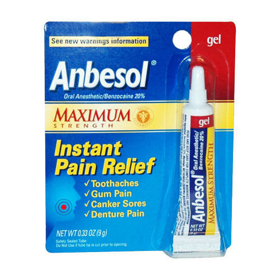 Picture of Anbesol maximum strength .33 oz.