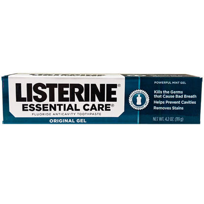 Picture of Listerine essential care original gel toothpaste 4.2 oz.