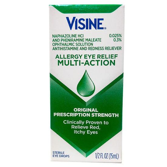 Picture of Visine eye allergy relief eye drops 0.5 fl. oz.