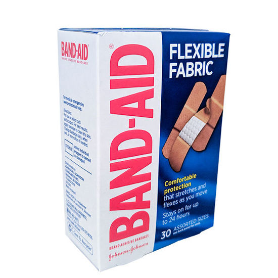 Picture of Band-Aid flexible fabric assorted bandages 30 ct.