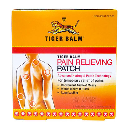 Picture of Tiger balm pain relieving patch 5 ct.