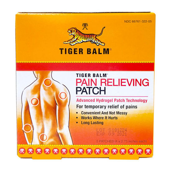 Picture of Tiger balm pain relieving patch 5 ct.