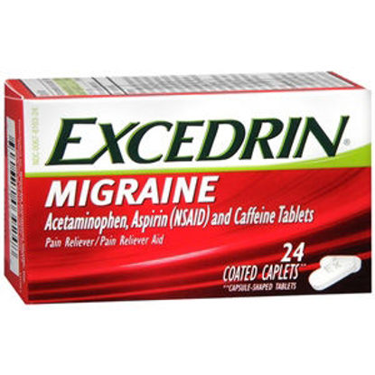 Picture of Excedrin migraine 500mg caplets 24 ct.