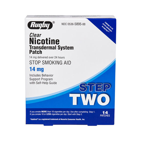 Picture of Nicotine patches step 2 - 14mg 14 ct.