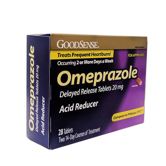 Picture of Omeprazole 20mg tablets -generic prilosec- 28 ct.