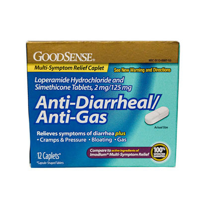 Picture of Anti-diarrheal/anti-gas 2mg tablets 12 ct.