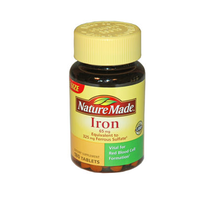 Picture of Iron 65mg tablets 180 ct.