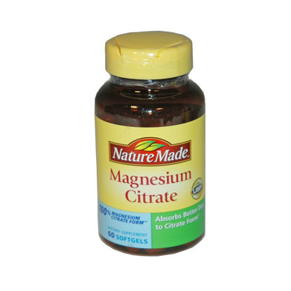 Picture of Magnesium citrate 250mg softgels 60 ct.