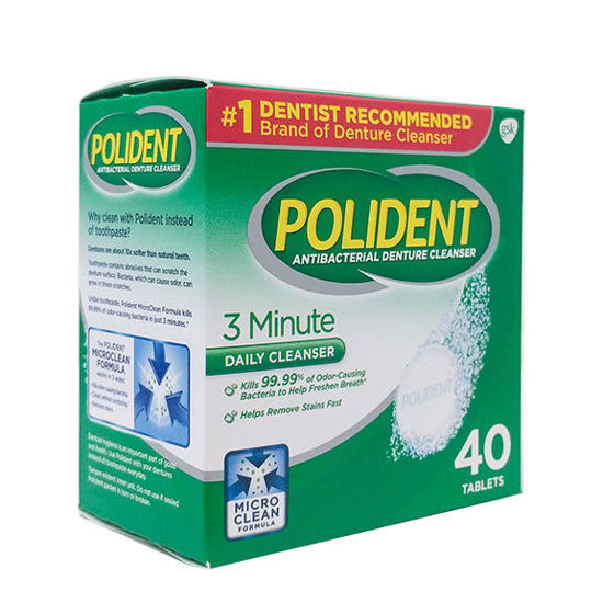 Picture of Polident 3-minute tablets 40 ct.