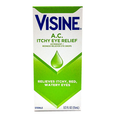 Picture of Visine A.C. seasonal itching 0.5 fl. oz.