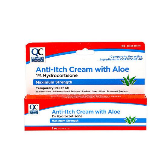 Picture of Hydrocortisone 1% cream with aloe anti-itch maximum strength